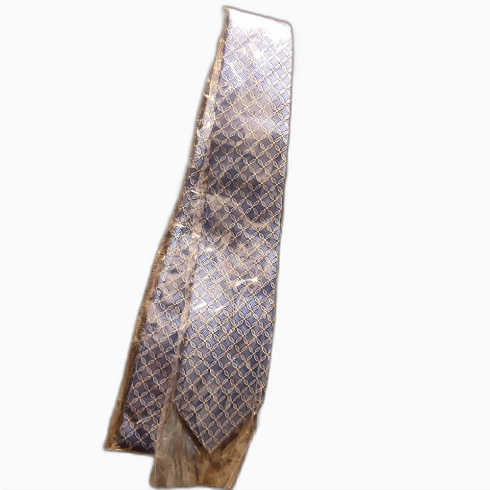 Lands End blue paisley tie nwt (46)